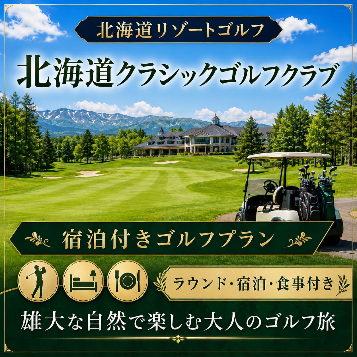 北海道クラシックゴルフクラブ  北海道リゾートゴルフ
