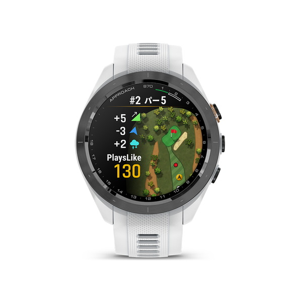 ゴルフGPSウォッチ　『Approach S70 42mm White』